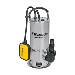 FF GROUP SS SUBMERSIBLE PUMP FOR DIRTY WATER 0,75kW DWSP 750X 43480 FF GROUP ΥΠΟΒΡΥΧΙΑ ΑΝΤΛΙΑ ΑΚΑΘΑΡΤΩΝ ΥΔΑΤΩΝ 0,75kW INOX DWSP 750X 43480